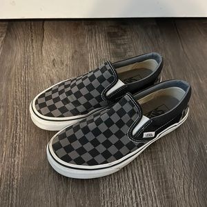 Black and Grey Vans size 7